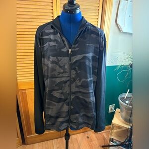 Tuff Athletics Black Camouflage Jacket